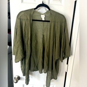 Chicos green kimono